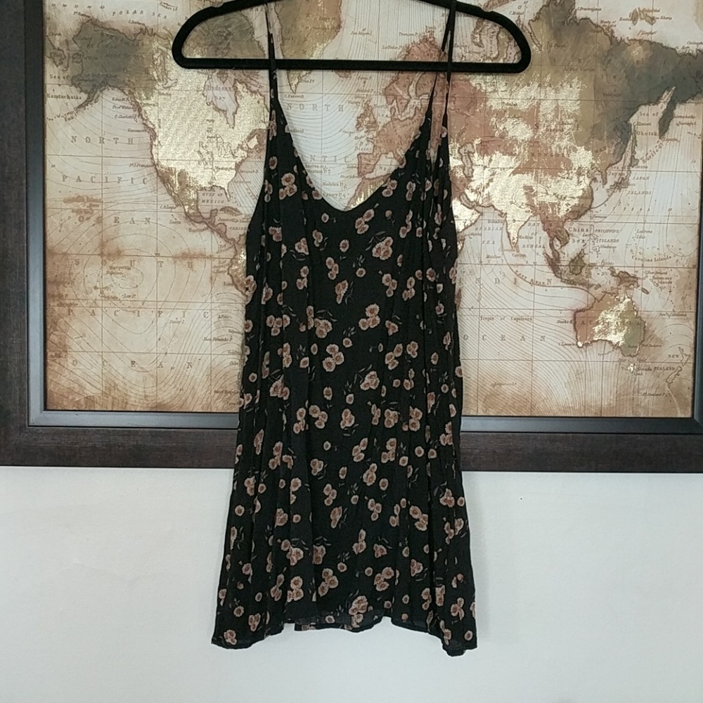 Brandy Melville sunflower slip dress